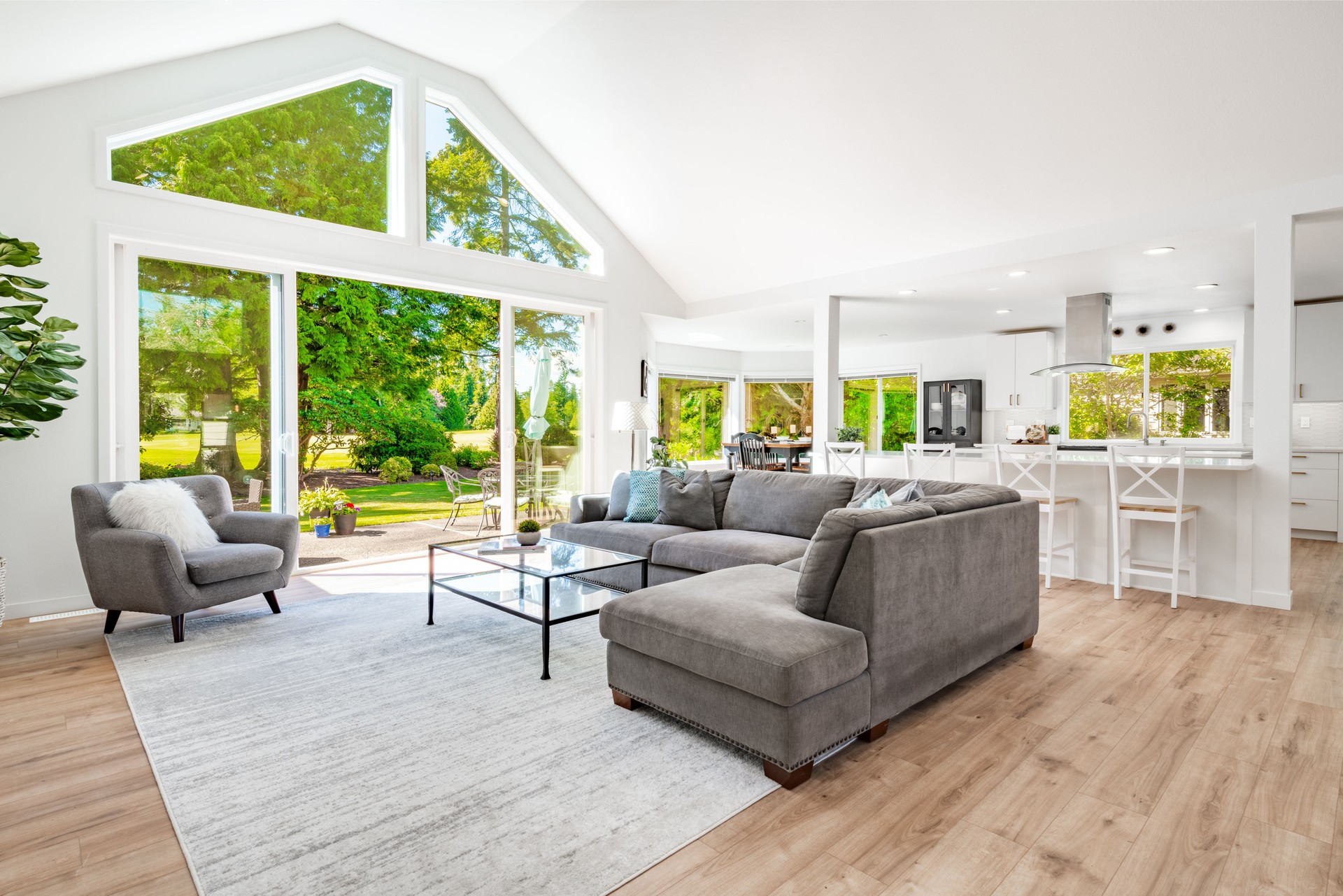 Private residential home interiors and exteriors.